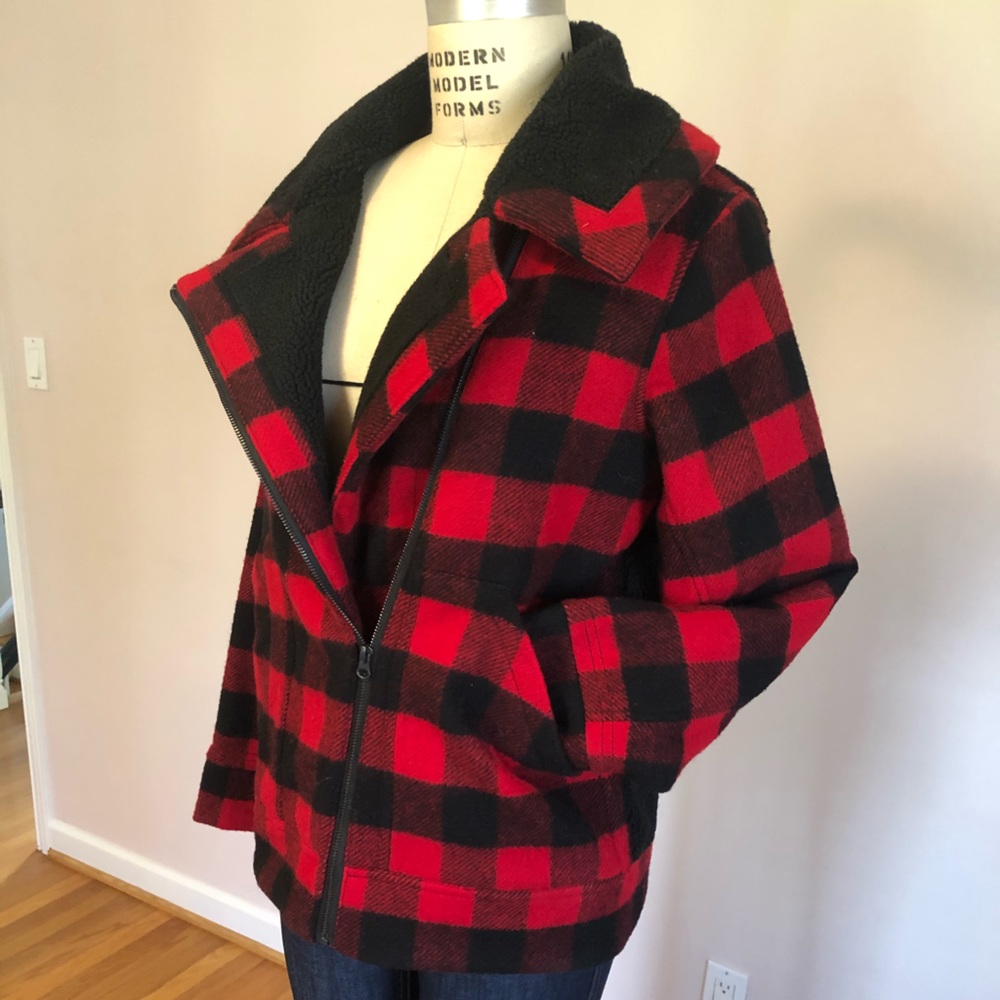 Woolrich White Collection Moto Jacket